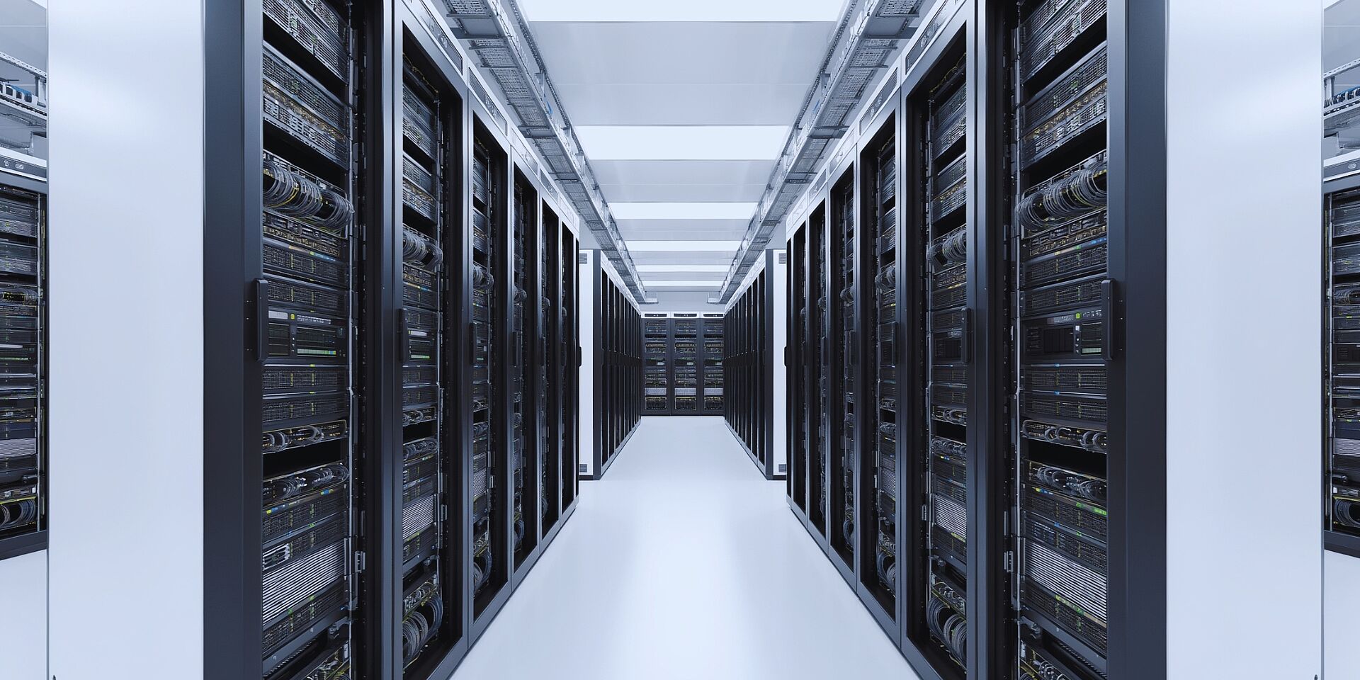 Ein Blick in ein Data Center