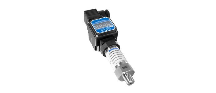 Ein Drucksensor mit LED-Anzeige