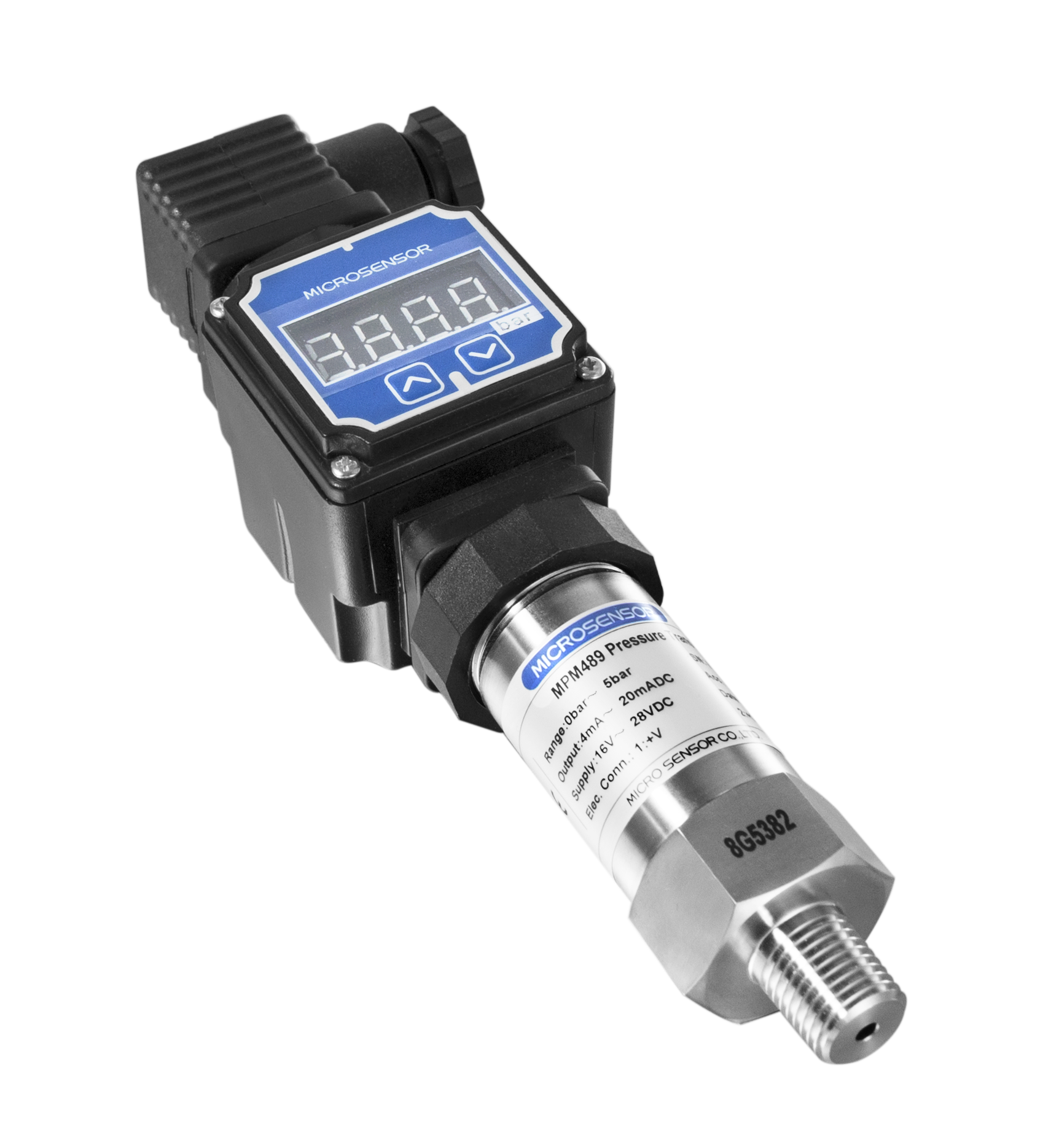 Ein Drucksensor mit LED Anzeige