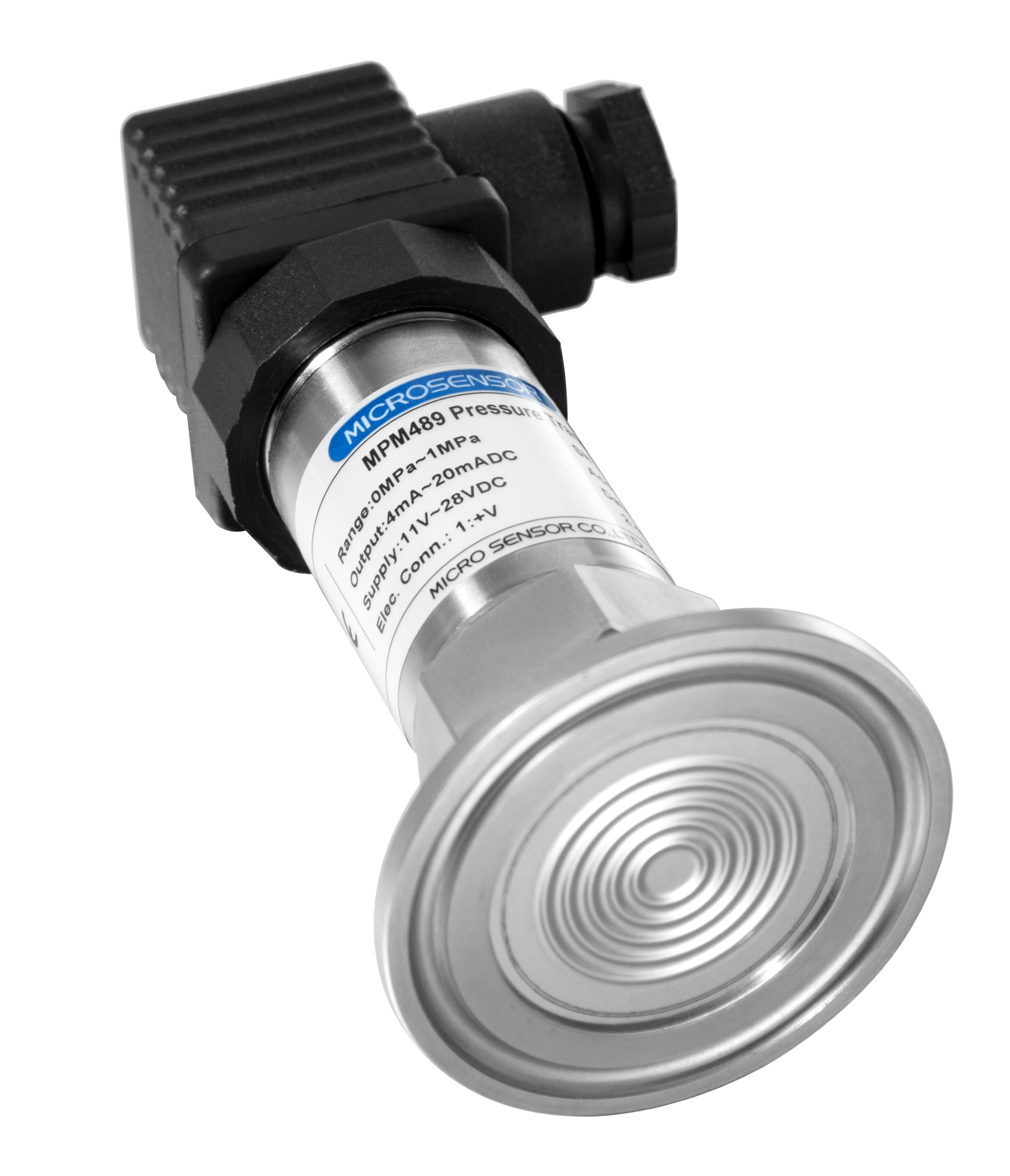 Ein Drucksensor mit Flansch